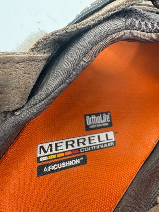 Merrell Continuum Sport Sandals Mens 11.5 Brown Hiking Water Shoes Vibram Sole
